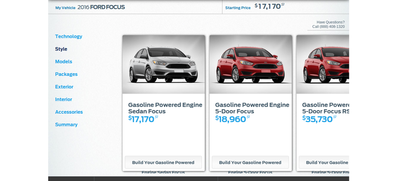 Illustration for article titled Leaked Configurator Maybe Reveals 2016 Ford Focus RS Price: $35,730